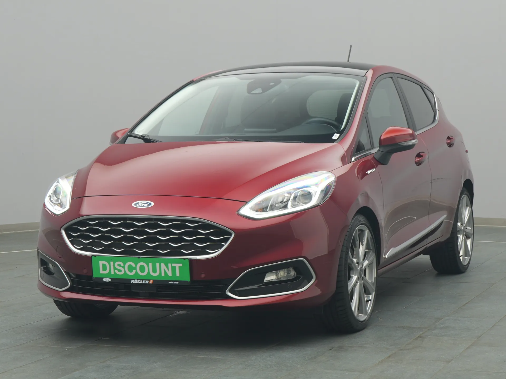 Ford Fiesta Vignale in rot