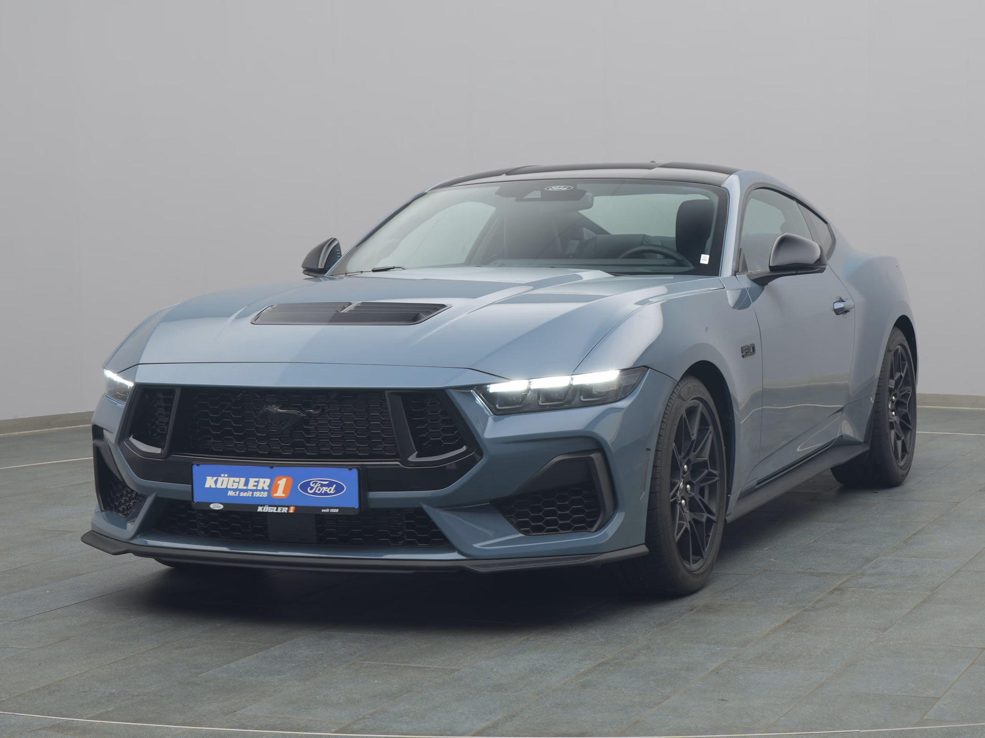 Ford Mustang GT in blau