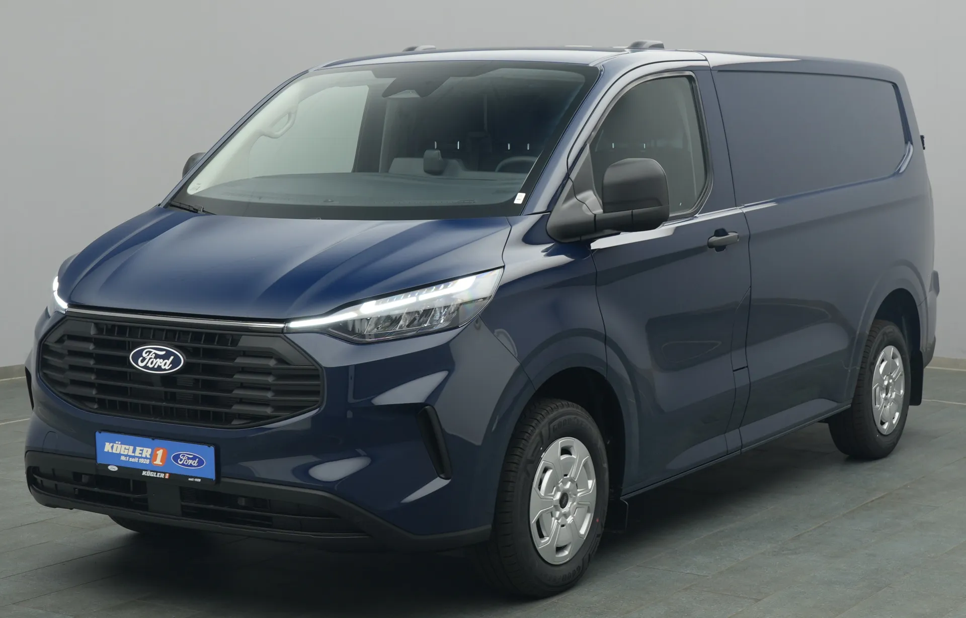Ford Transit Custom Kasten in blau