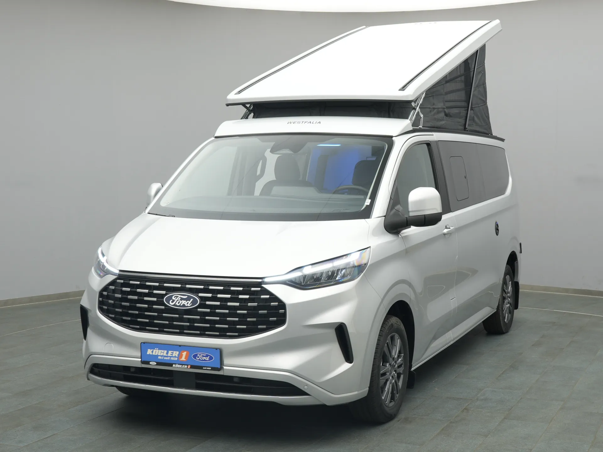 Ford Nugget in silber