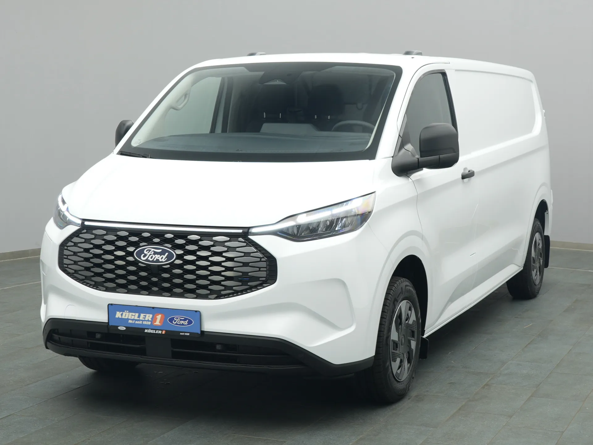 Ford E-Transit Custom Kasten in weiss
