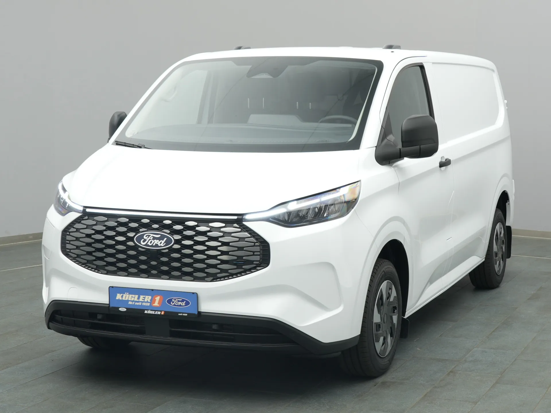 Ford E-Transit Custom Kasten in weiss