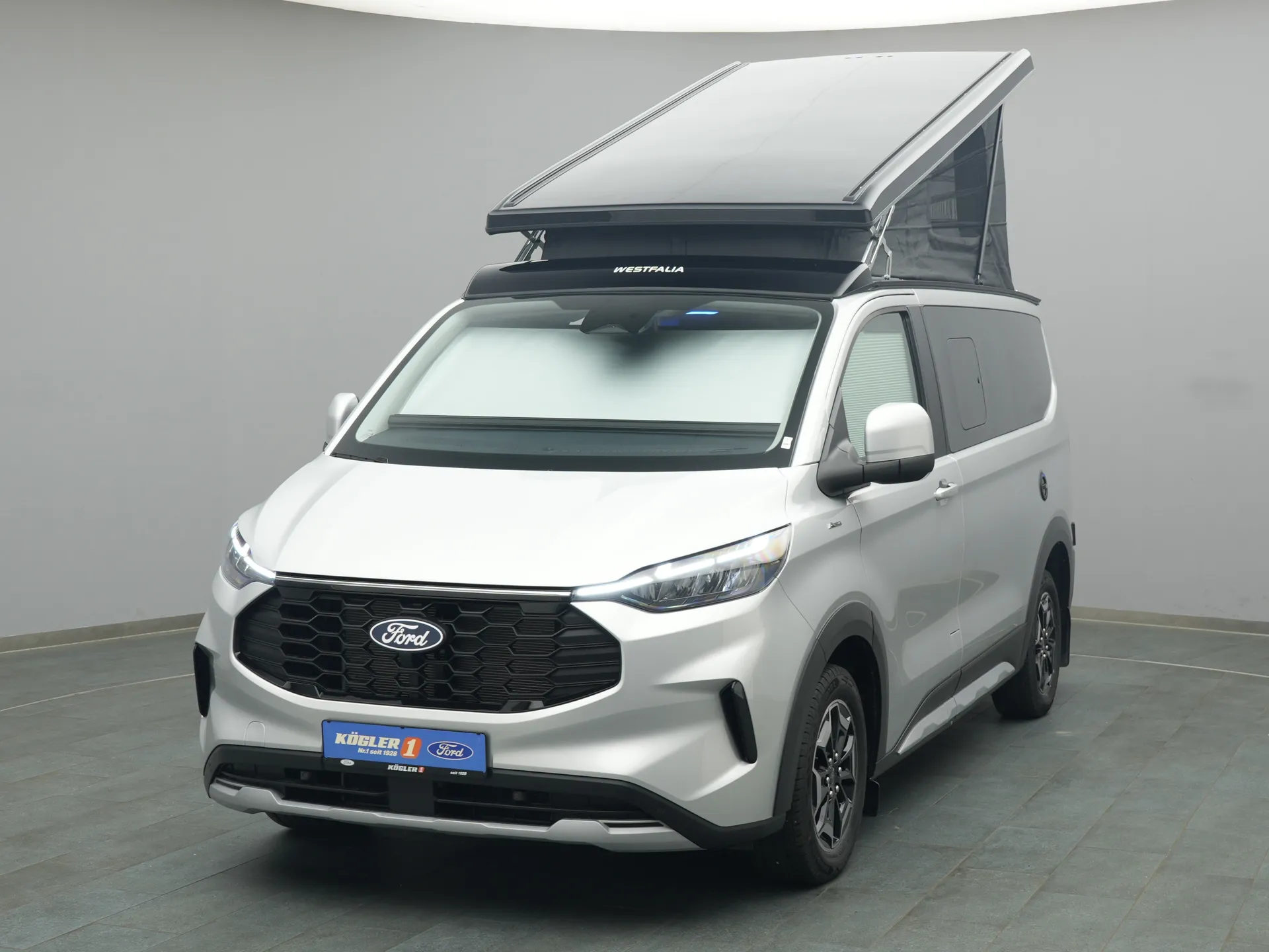 Ford Nugget in silber