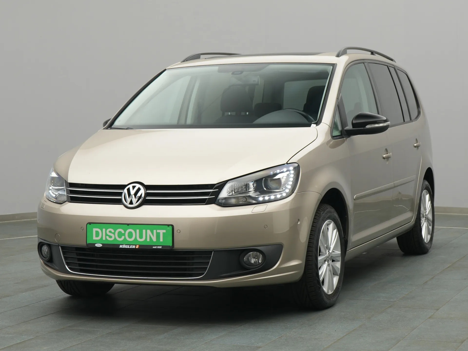 VW Touran in beige