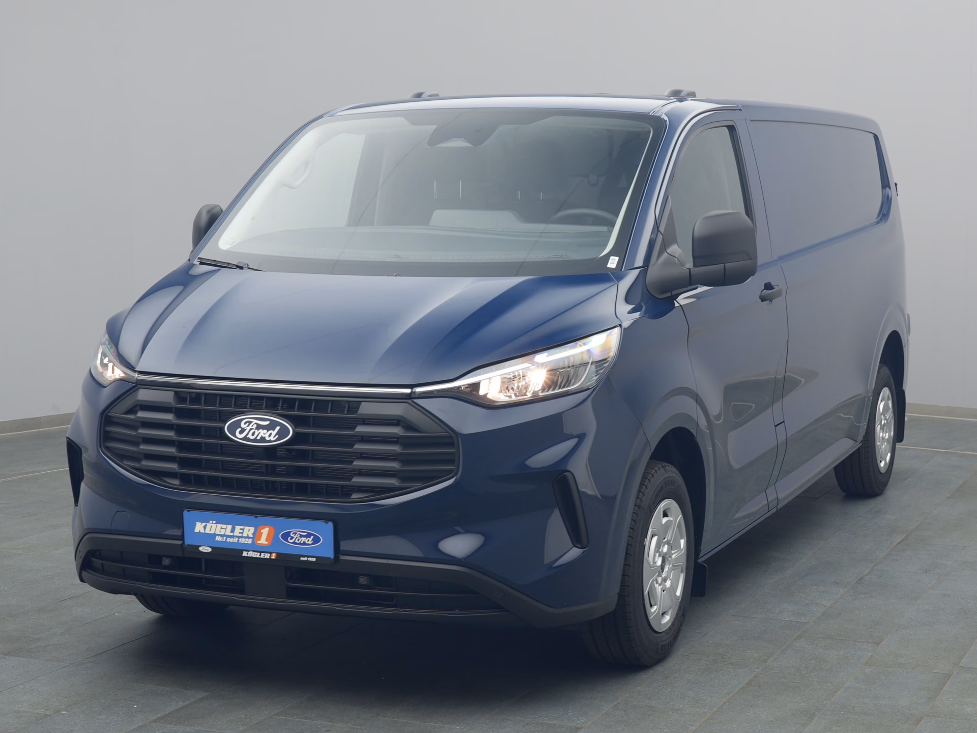 Ford Transit Custom Kasten in blau