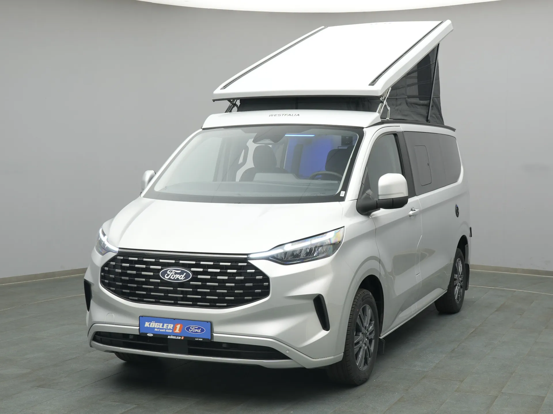 Ford Nugget in silber