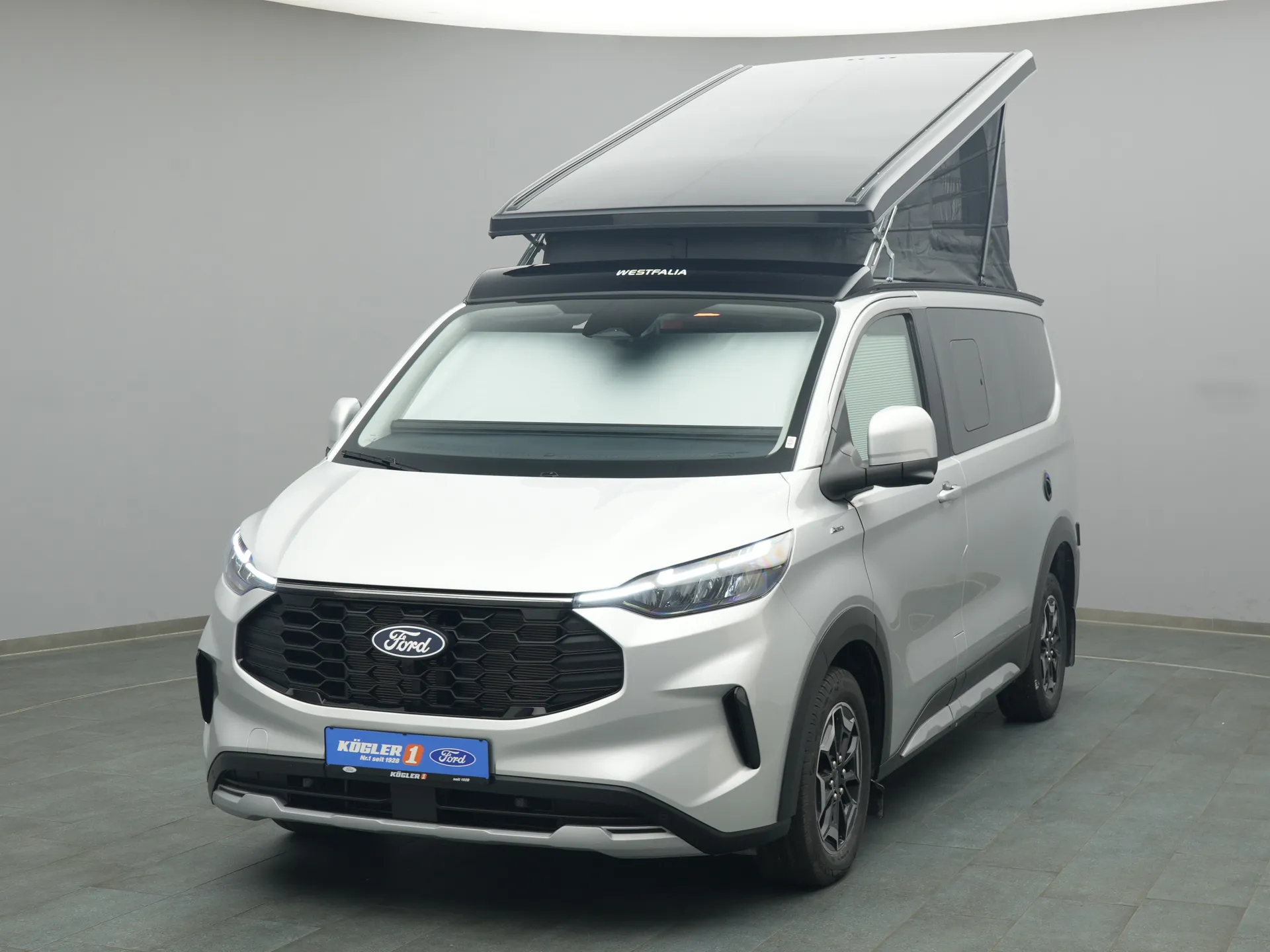 Ford Nugget in silber