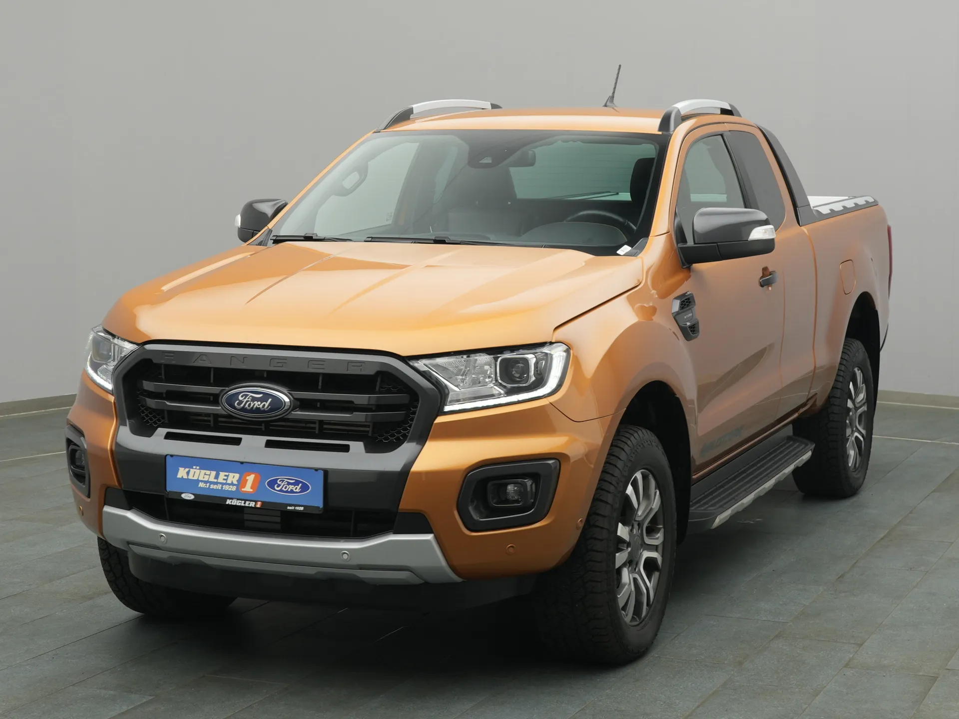 Ford Ranger Wildtrak in orange