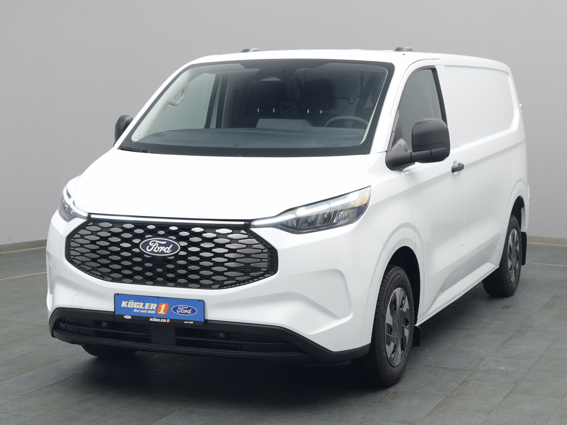 Ford E-Transit Custom Kasten in weiss