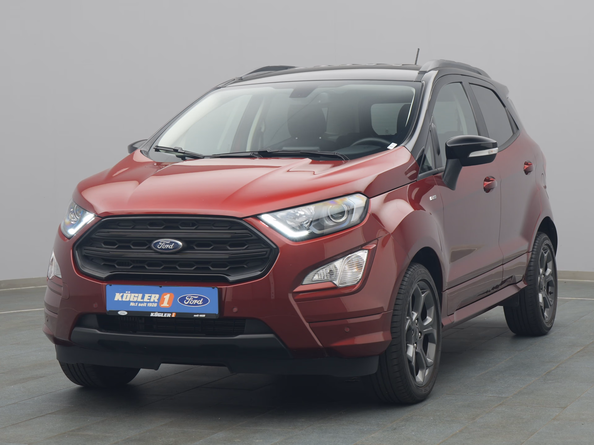 Ford EcoSport ST-Line in rot