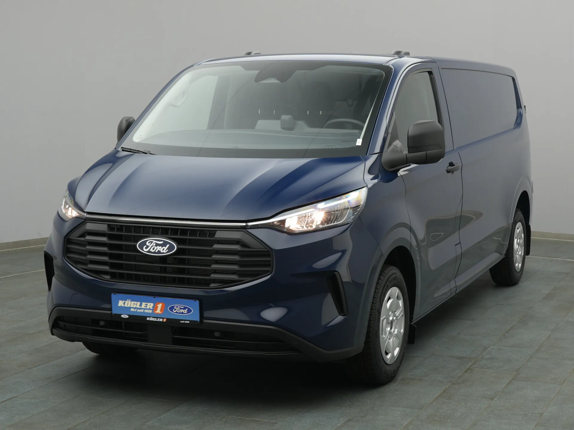 Ford Transit Custom Kasten in blau