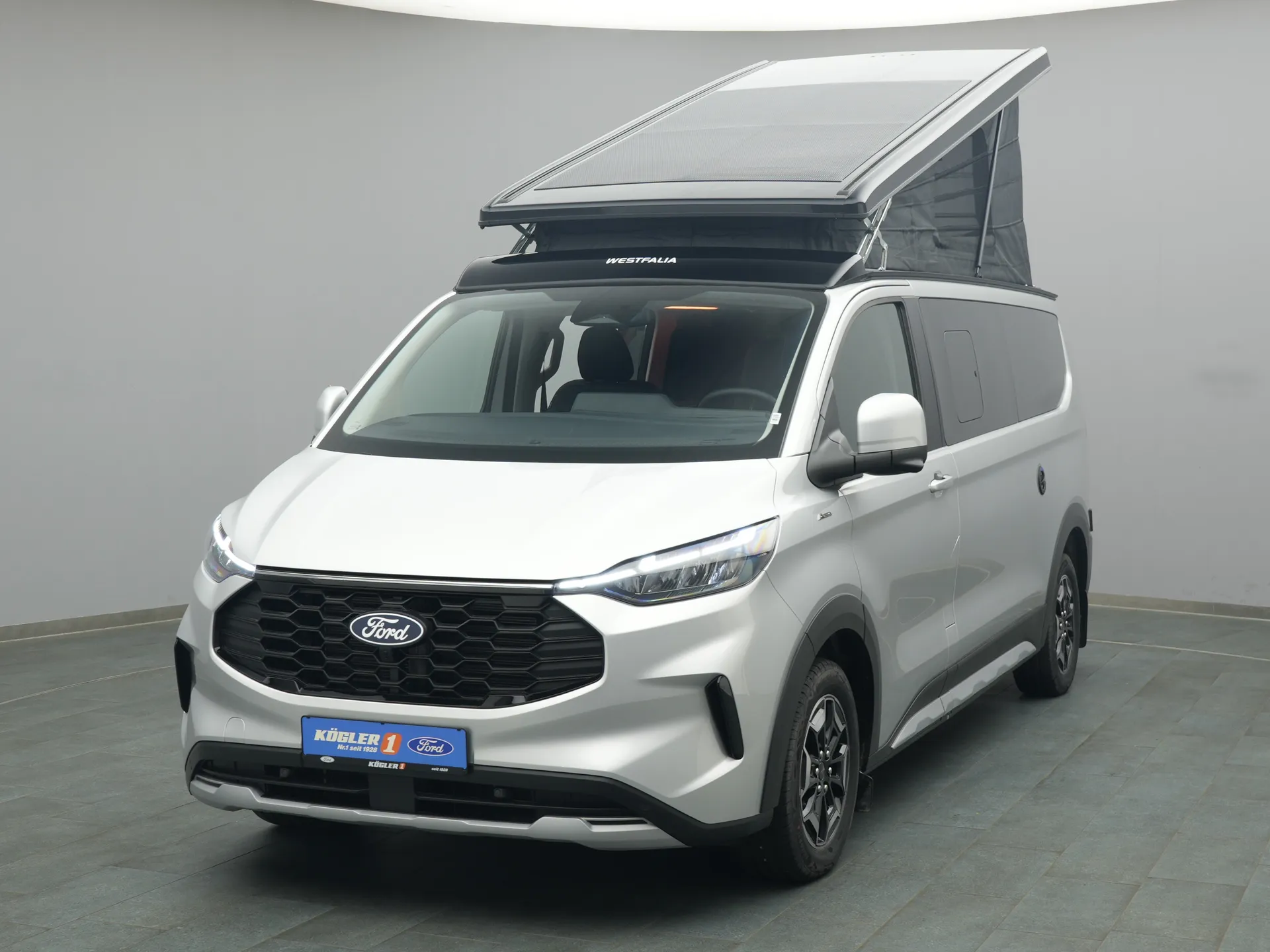 Ford Nugget in silber