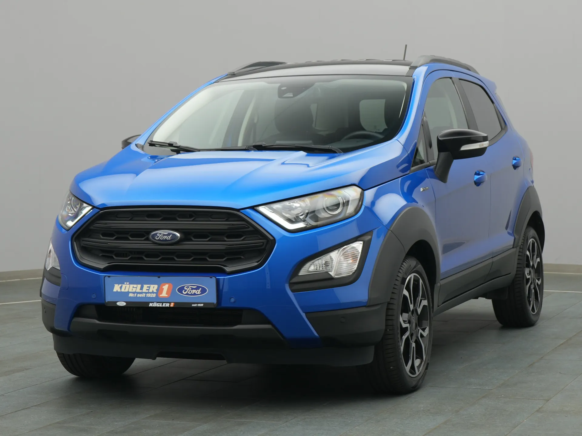 Ford EcoSport in blau