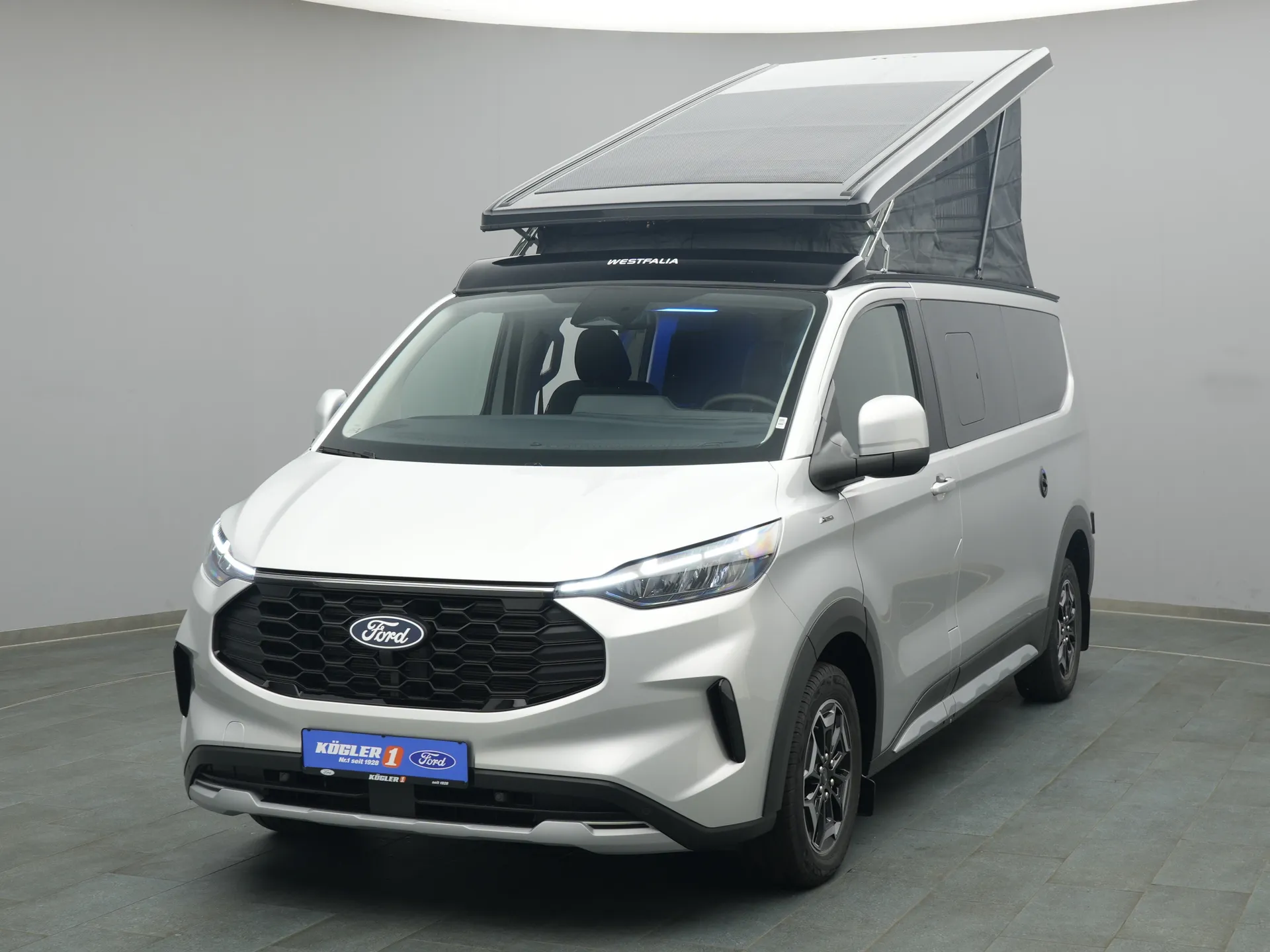 Ford Nugget in silber