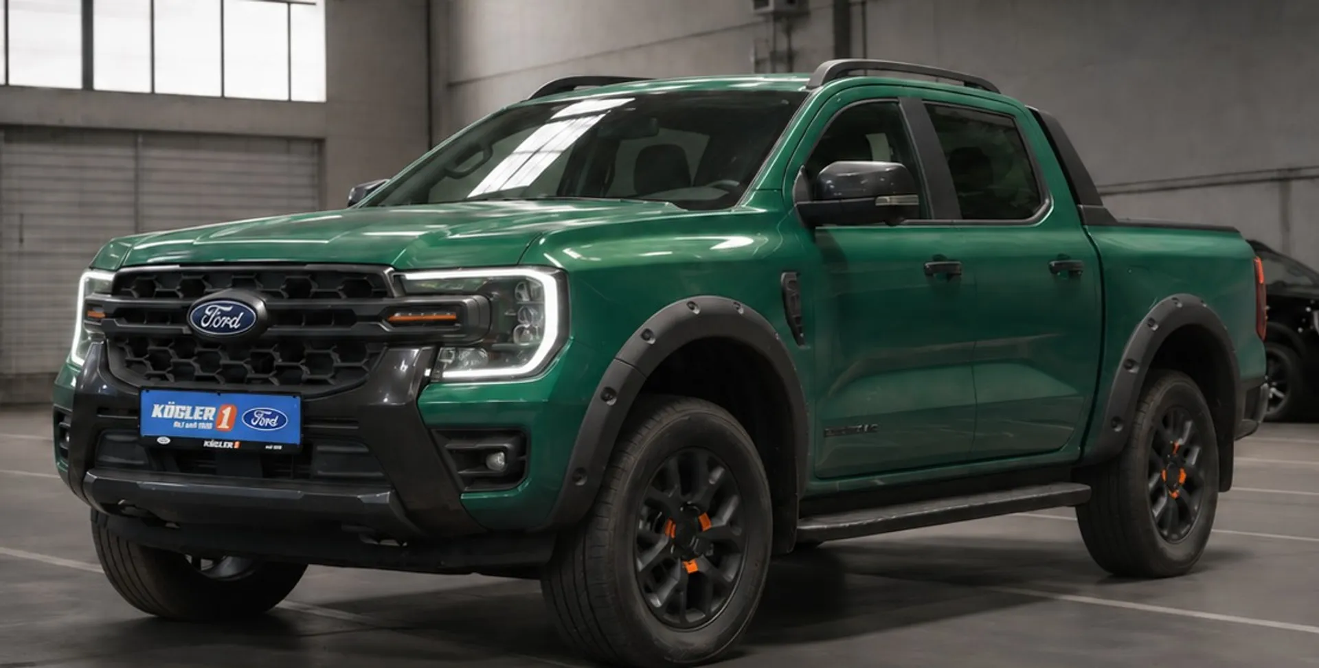 Ford Ranger DoKa  in grün