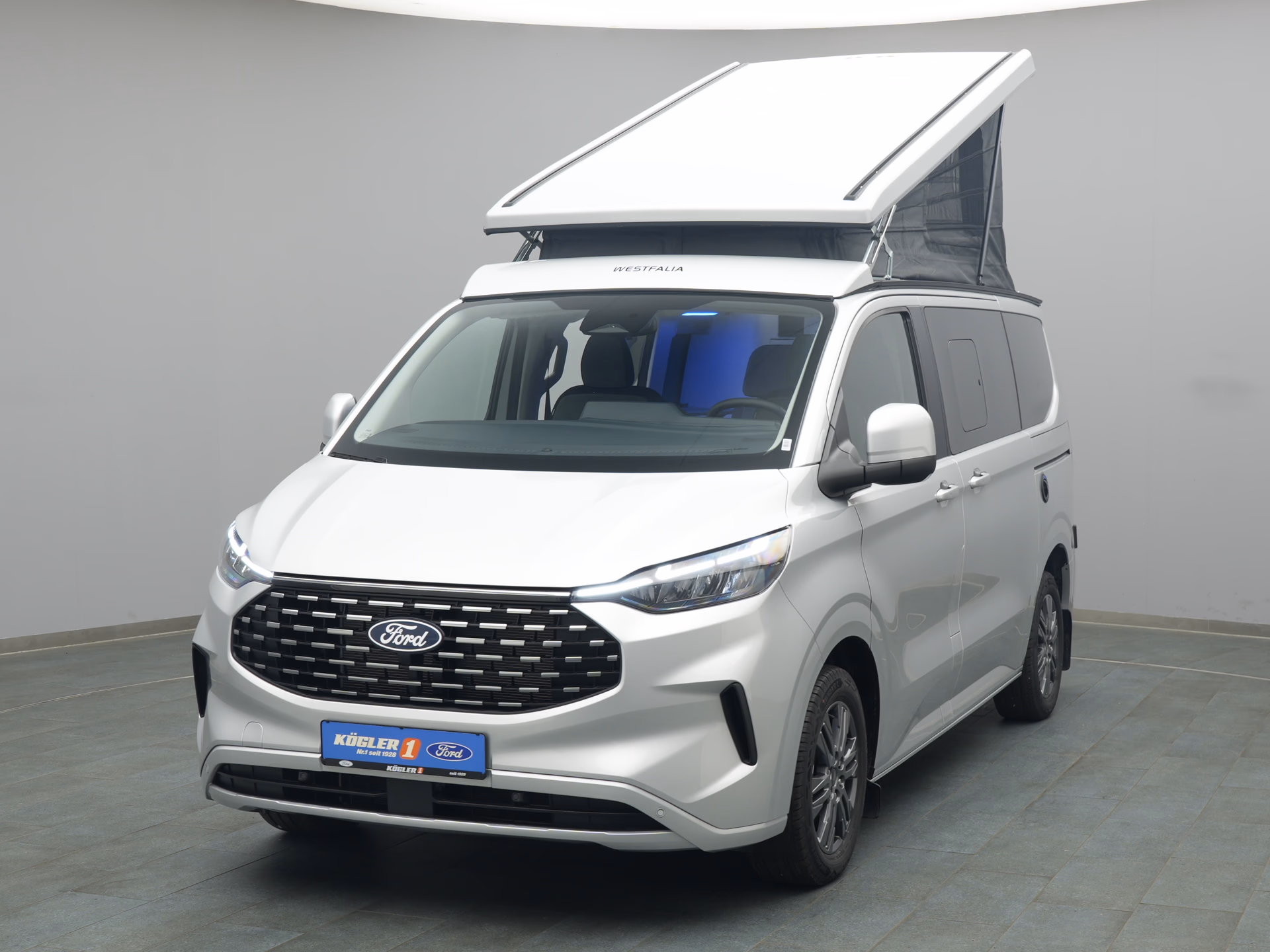 Ford Nugget in silber