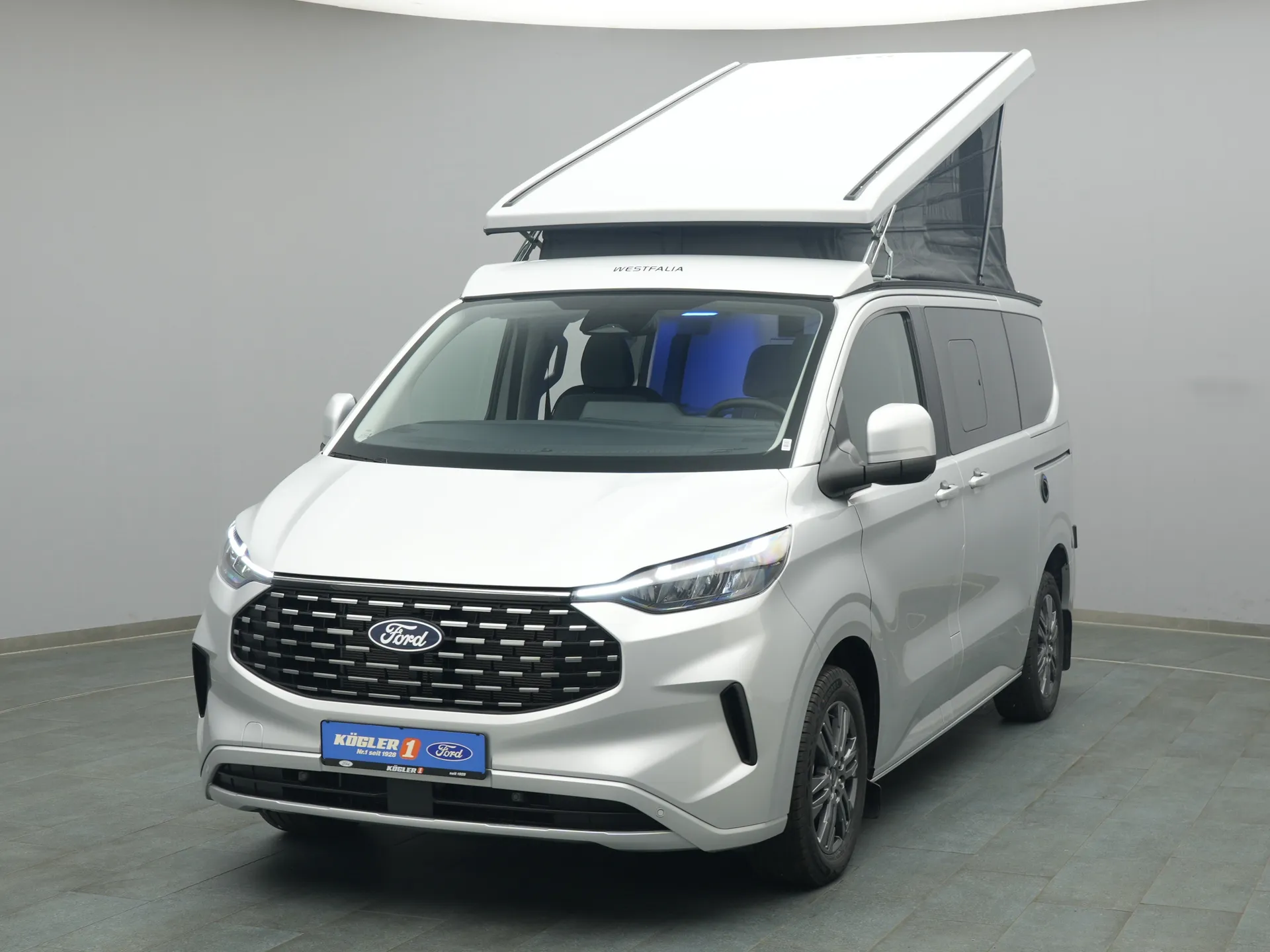 Ford Nugget in silber