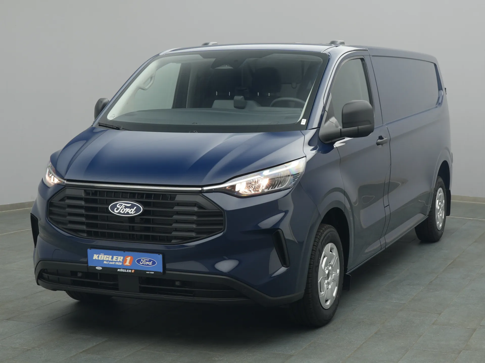 Ford Transit Custom Kasten in blau